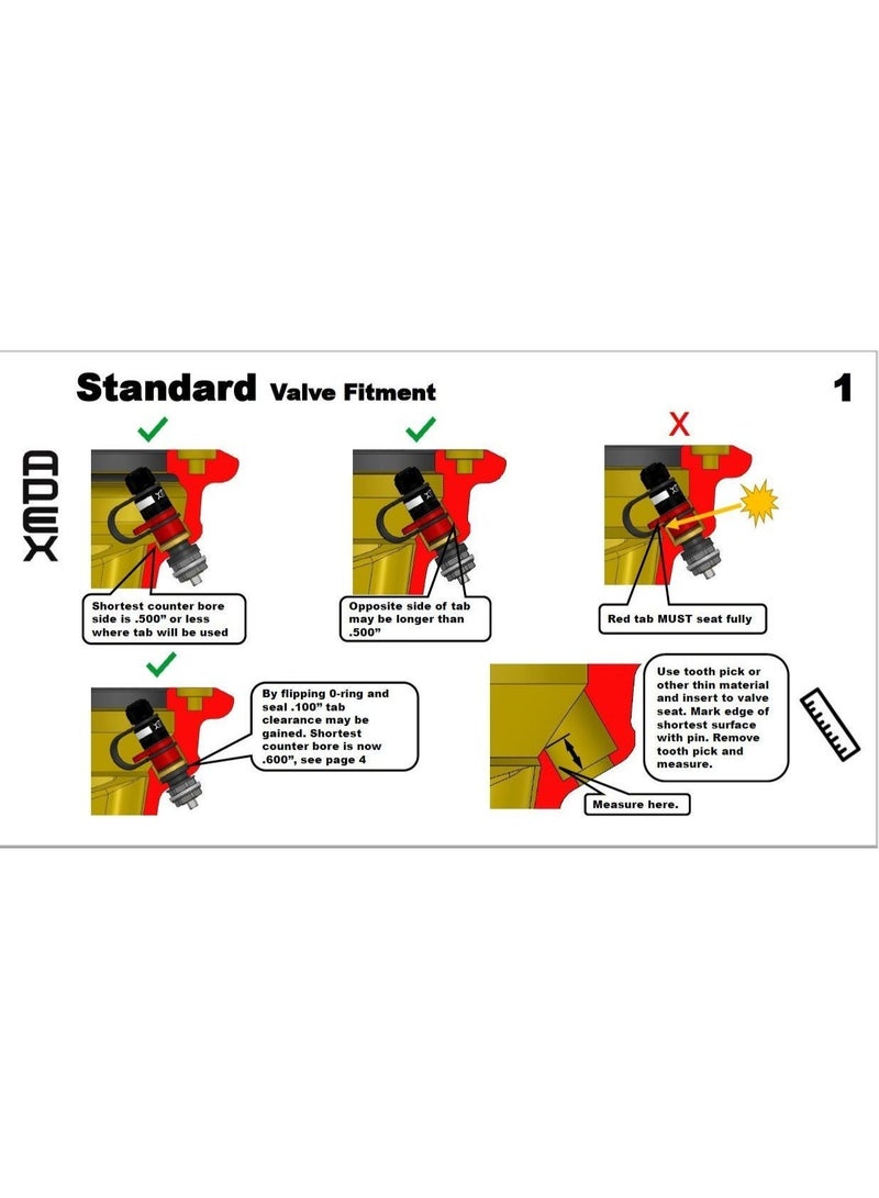APEX PERFORMANCE 3.0 Rapid Precision Valve Standard Set of 4 - Image 4
